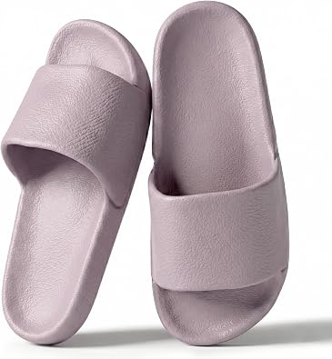 Shower Shoes for Women & Men - Non-Slip House Slippers - Cloud Comfort Slides - Quick-Dry, Arch Support - Perfect for Bathroom, Beach, Pool, Travel