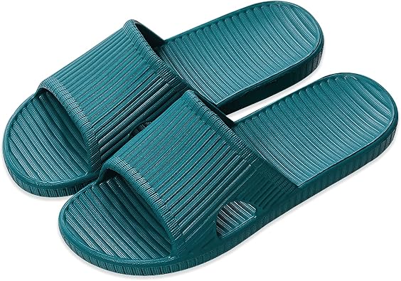 Shower Slippers for Women Men, Quick Drying Lightweight Non Slip Open-toe EVA Travel-friendly Breathable Shoes Slide Slippers for Bathroom,House Slipper,Outdoor